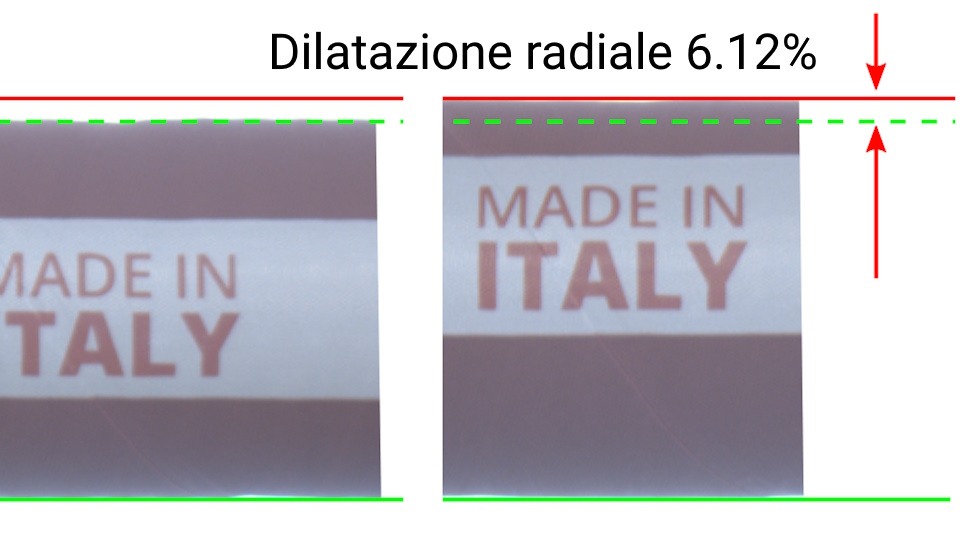 Rilevazione dilatazione radiale